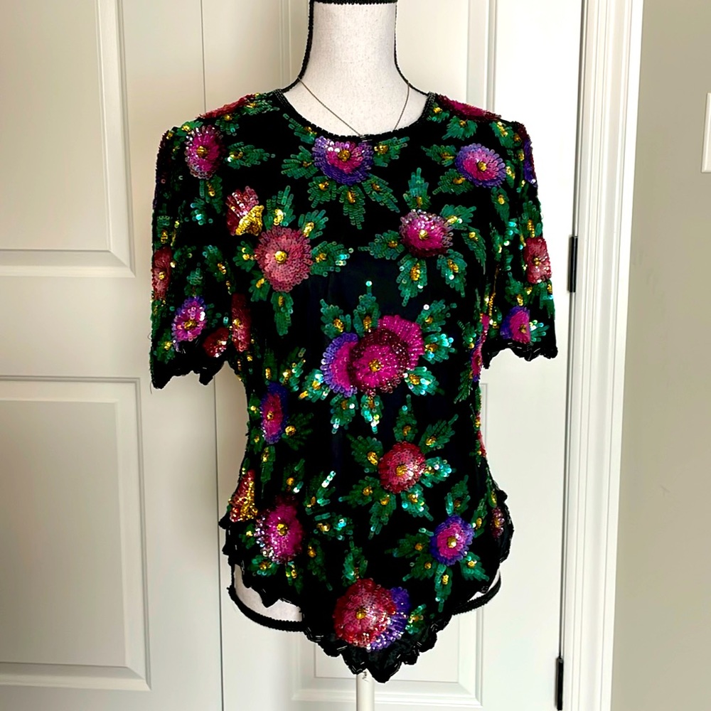 Vintage 80’s sequin top